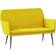 vidaXL 351388 Yellow Sittbänk 108x79cm