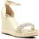 Dune London Kingdom Leather Wedges - Gold