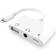 Nordic LGN-100 3.0 Lightning - USB A/3.5mm/USB C PD Adapter M-F