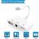 Nordic LGN-100 3.0 Lightning - USB A/3.5mm/USB C PD Adapter M-F