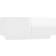 vidaXL 3082771 White High Gloss Sengebord 35x100cm
