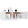 vidaXL 3082771 White High Gloss Sengebord 35x100cm