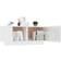 vidaXL 3082771 White High Gloss Table de chevet 35x100cm