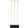 AYTM Grasil Black/Gold Candlestick 82cm