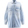 The Attico Short Coat - Sky Blue