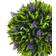 Homcom Potted Ball Tree Lavender Flowers Green Planta Artificial 2pcs