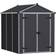 Canopia by Palram Rubicon 6x8 Dark Grey Plastic Shed