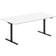 Ergoff Ergonomic White/Black Skrivbord 80x180cm