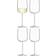 LSA International Borough White Wine Glass 38cl 4pcs