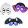 Rhode Island Novelty 7" Halloween Foam Masks 12pcs