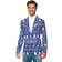 OppoSuits Suitmeister Nordic Christma Blazer Blue