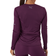 2XU Aero Long Sleeve T-shirt - Beet/Silver Reflective