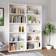 Casaria Vela 5 Tier White Bücherregal 190cm