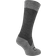 Sealskinz All Weather Mid Length Sock - Black/Grey Marl