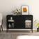 vidaXL Sideboard Black Aparador 105x70cm