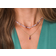 Caroline Svedbom Antonia Necklace - Gold/Purple