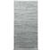 Rug Solid Tapis Leather 75x200 cm Light Grey Gris cm