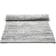 Rug Solid Alfombra Leather 75x200 cm Light Grey Gris cm