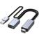 Nordic HMDP-106 Displayport 1.2 - HDMI 2.0/USB A Power Adapter F-M 0.5m