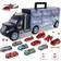 HAENPLE Cars Truck Toys Transport Carrier Set