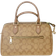 Coach Rowan Satchel In Signature Canvas - Khaki Saddle 2