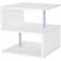 Homcom S Shaped White Small Table 50x50cm