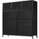DUMOS Fabric Closet Organizer Black Kommode 30.5x101.6cm