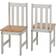 SECONIQUE P9W22ZD Grey/Oak Dining Set 80x80cm 3pcs