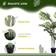 OutSunny Tropical Palm Green Artificial Plant