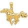 Macy's Horse Pendant - Gold