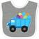 Inktastic Easter Egg Truck Baby Bib