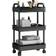 3 Layers Cart Black Trolley Table