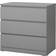 IKEA MALM Grey Kommode 80x78cm