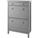 IKEA HEMNES 2 Compartments Grey Varnished Schuhregal 89x127cm