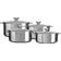 Le Creuset Signature 3-Ply Plus Cookware Set with lid 4 Parts