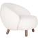 House Nordic Savona White Loungestol 68cm