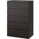 IKEA MALM Black/Brown Kommode 80x123cm