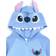 Disney Girl's Lilo & Stitch French Terry Zip Up Cosplay Hoodie - Blue