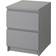 IKEA MALM Grey Chest of Drawer 40x55cm