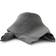 Boel & Jan Mandela Linen 40x40 cm Gray Cloth Napkin Grey