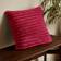 Catherine Lansfield Cosy Ribbed Faux Fur Complete Decoration Pillows Pink (45x45cm)