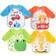 Vicloon Baby Waterproof Weaning Toddler Bib 4pcs