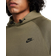 NIKE Men's Sportswear Tech Fleece Pullover Hoodie - Medium Olive/Black