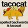 Cafepress Tacocat Spelled Backwards Tote Bag - Natural