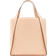 Stella McCartney Logo Square Tote Bag - Blush Pink