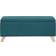 GFW Secreto Fabric Ottoman Lift UP Teal Storage Bench 98x43cm