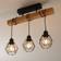 Eglo Townshend Black/Brown Loftplafond 20cm