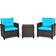 Costway 3-Piece Outdoor Lounge Set