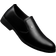 Shein Men Metal Decor Dress Loafers, Business Work Black Dress Shoes