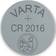 Varta CR2016 20-pack